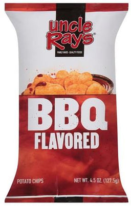 UNCLE RAY'S 4.5OZ BBQ CHIP Convenience and Grocery Snacks Wholesale Distributor in Montreal Quebec