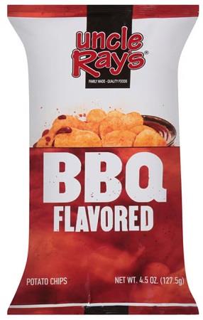 UNCLE RAY'S 4.5OZ BBQ CHIP Convenience and Grocery Snacks Wholesale Distributor in Montreal Quebec