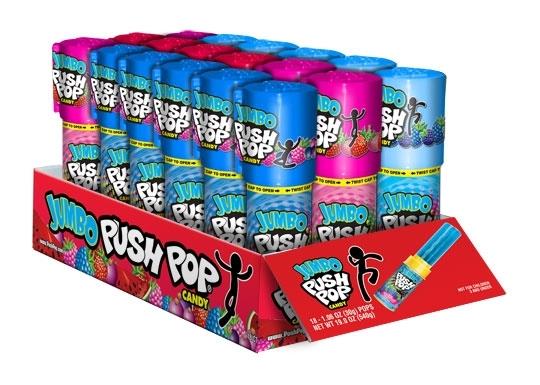 PUSH POP JUMBO JUMPIN Novelty Candy Convenience and Grocery Wholesale Distributor in Montreal Quebec