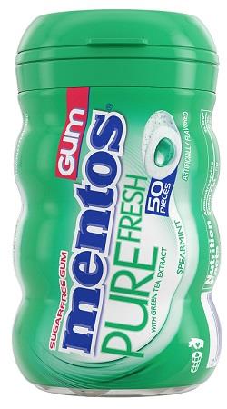 MENTOS  GUM -BIG BOTTLE SPEARMINT Chewing Gum Convenience and Grocery Wholesale Distributor in Montreal Quebec