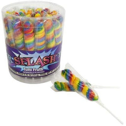 COLOR SPLASH POPS TUB (TUTTI FRUTTI) Candy Convenience and Grocery Wholesale Distributor in Montreal Quebec
