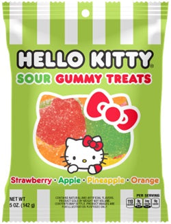HELLO KITTY SOUR GUMMY TREATS PEG Candy Convenience and Grocery Wholesale Distributor in Montreal Quebec