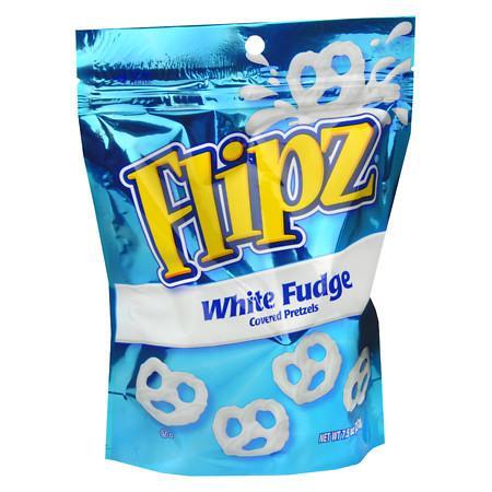 FLIPZ 7.5OZ WHITE FUDGE POUCH Chocolate Convenience and Grocery Wholesale Distributor in Montreal Quebec