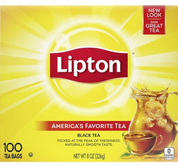 LIPTON TEA BAGS 100CT Beverage Soda and Juice  Wholesale Distributor in Montreal Quebec