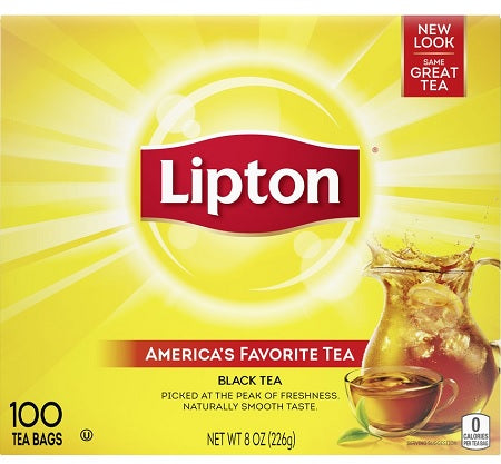 LIPTON TEA BAGS 100CT Beverage Soda and Juice  Wholesale Distributor in Montreal Quebec