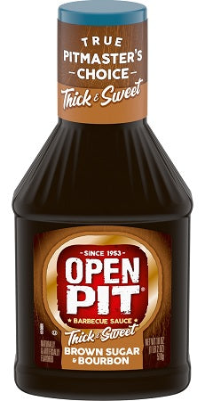 OPEN PIT BBQ SAUCE BROWN SUGAR BOURBON Grocery Products from  Wholesale Distributor  in Montreal Quebec
