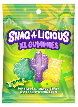 SHAQ-A-LICIOUS GUMMIES SOUR PEG Candy Convenience and Grocery Wholesale Distributor in Montreal Quebec