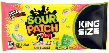 Sour Patch Watermelon king-size candy box, 3.4 oz