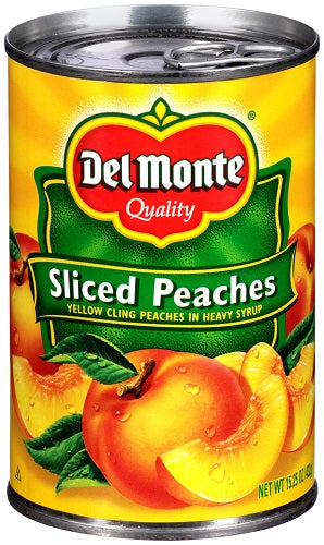 DEL MONTE PEACHES SLICED Canned Grocery Products from Wholesale Distributor in Montreal Quebec