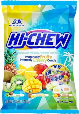 HI-CHEW PEG BAG TROPICAL MIX Candy Convenience and Grocery Wholesale Distributor in Montreal Quebec