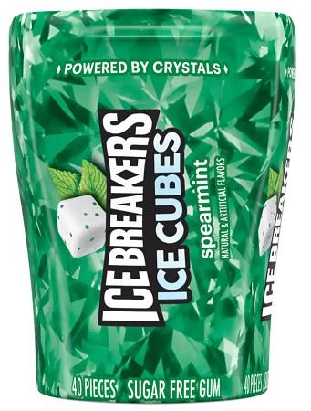 ICE BREAKER .CUBE BTL SPEARMINT Chewing Gum Convenience and Grocery Wholesale Distributor in Montreal Quebec