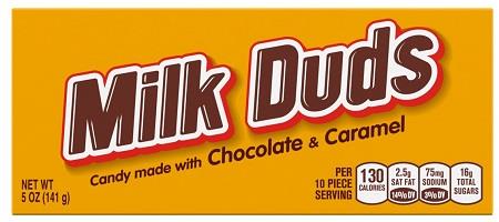 MILK DUDS 5OZ BOX Chocolate Convenience and Grocery Wholesale Distributor in Montreal Quebec