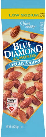 Blue Diamond Almonds Lightly Salted 1.5 oz packet, master case of 144 units