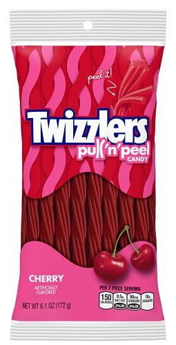 TWIZZLERS CHERRY 6.1OZ PEG BAG Candy Convenience and Grocery Wholesale Distributor in Montreal Quebec