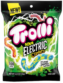 TROLLI SOUR ELECTRIC CRAWLERS Candy Convenience and Grocery Wholesale Distributor in Montreal Quebec