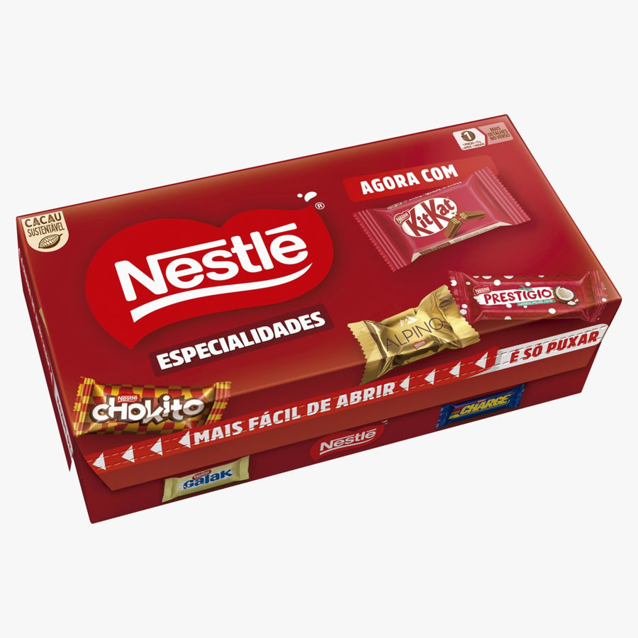 CAIXA DE BOMBOM NESTLÉ ESPECIALIDADES 251 g (1 Box of 30 Units) Import Export Trading Company Montreal Quebec Canada