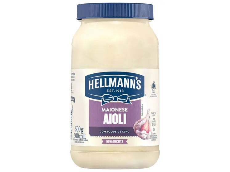 Mayonnaise Aioli 500 g (1 Box of 12 Units) Import Export Trading Company Montreal Quebec Canada