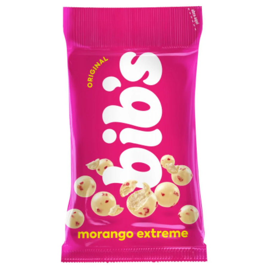 BIB'S STRAWBERRY EXTREME 40 g (4 Boxes of 18 Units) Import Export Trading Company Montreal Quebec Canada