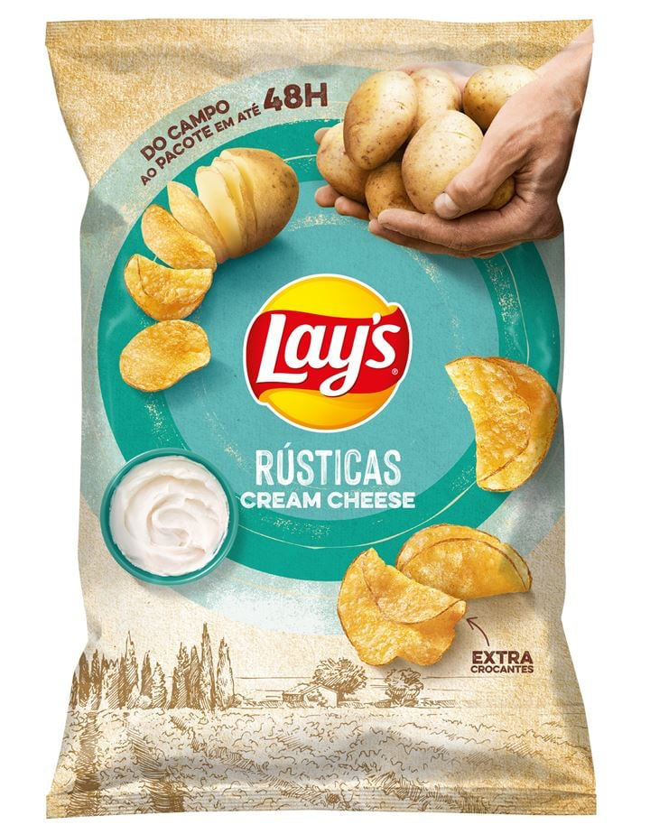 LAY'S RUSTIC CREAM CHESE 68 g (1 Box of 30 Units) Import Export Trading Company Montreal Quebec Canada