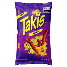 TAKIS FUEGO 56 g (1 Box of 48 Units) Import Export Trading Company Montreal Quebec Canada