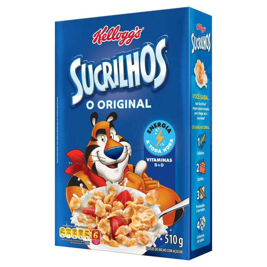 BREAKFAST CEREAL SUCRILHOS 510 g (1 Box of 24 Units) Import Export Trading Company Montreal Quebec Canada