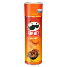 PRINGLES RIBS HOT 141 g (1 Box of 18 Units) Import Export Trading Company Montreal Quebec Canada