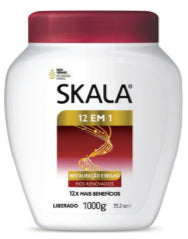 SKALA HAIR CARE TREATMENT 12 IN 1 BENEFITS 1000 g (1 Box of 6 Units) Import Export Trading Company Montreal Quebec Canada