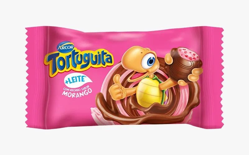 ARCOR TORTUGUITA STRAWBERRY 15.5 g (12 Boxes of 24 Units) Import Export Trading Company Montreal Quebec Canada