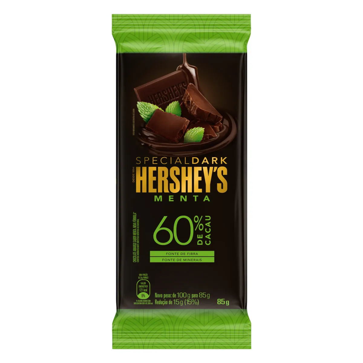CHOCOLATE BAR SPECIAL DARK MINT 60% COCOA 85 g (4 Boxes of 17 Units) Import Export Trading Company Montreal Quebec Canada