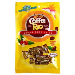 Coffee Rio Sugar Free Latte coffee caramels, 3 oz peg bag, Mexico