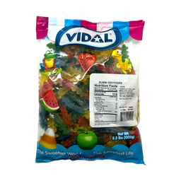 vidal bulk centipedes, 2.2 lb, made in Spain