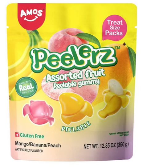 Amos Peelerz Variety Treat Bag, case of 6, made in China