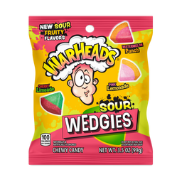 Warheads Wedgies 3.5oz12ct, 3.5 oz (99 g), made in USA