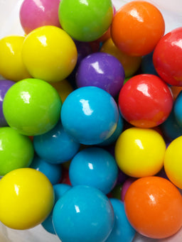 Albert's Color Splash 1-inch gumballs, Assorted, 2 lb bag, made in China