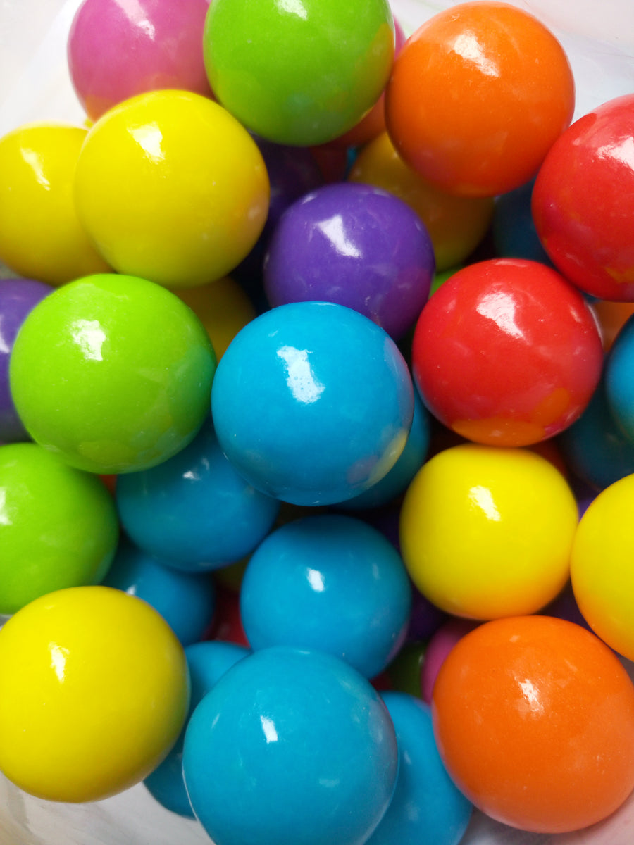 Albert's Color Splash 1-inch gumballs, Assorted, 2 lb bag, made in China