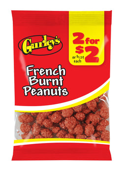 Gurleys Candy Line French Burnt Peanuts, case of 12, made in United States