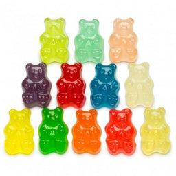 Albanese 12-flavour gummi bears bulk candy, 5 lb bag, made in USA