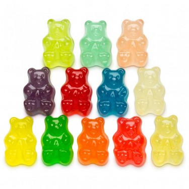 Albanese 12-flavour gummi bears bulk candy, 5 lb bag, made in USA