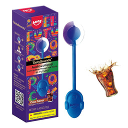 Amos TastySounds El Futuro Audio Lollipop - Cola, case of 24, made in China