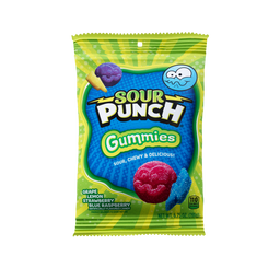 Sour Punch Gummies Bag, 6.75 oz (191 G), made in USA