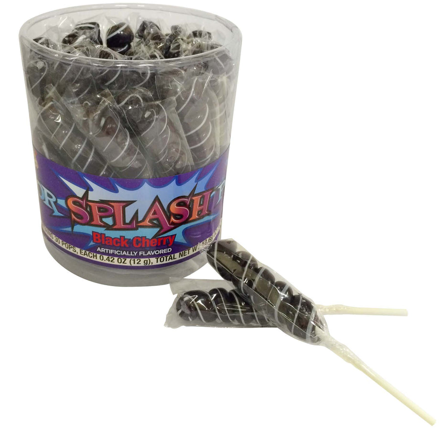 Albert's Color Splash Pops Black, 30-count 12.69 oz tub, China