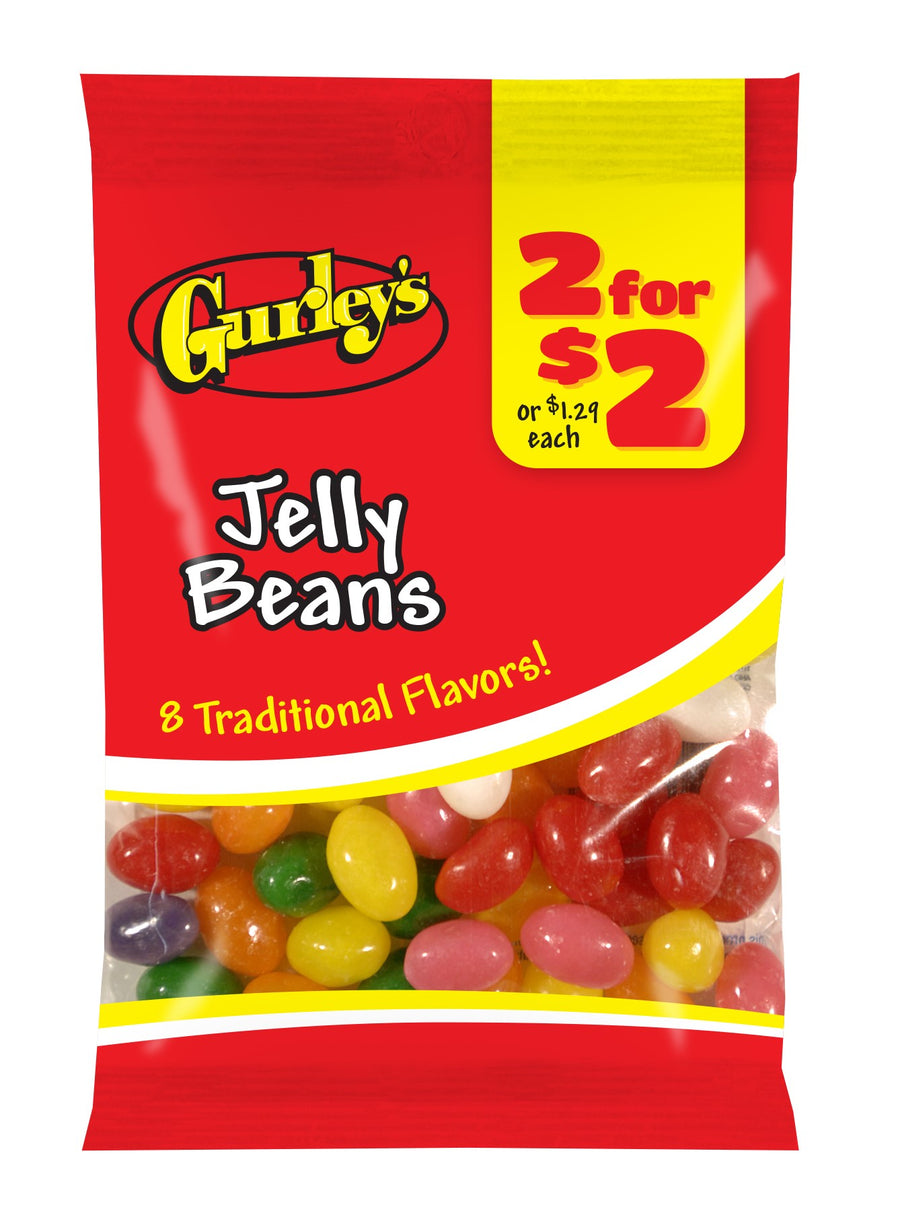 Gurley's Jelly Beans, 2.5 oz (71 g), made in USA