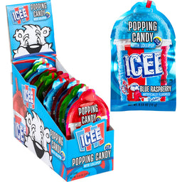 KoKo's Icee Popping Candy with Lollipop, 0.53 oz (15 G), made in China