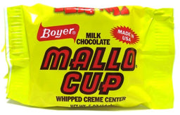Boyer Bulk Mallo Cup Wrpped bulk chocolate cups, 0.50 oz, made in USA