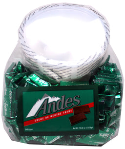 Andes Creme De Menthe Thins Bowl chocolate mints, 40 oz, made in USA