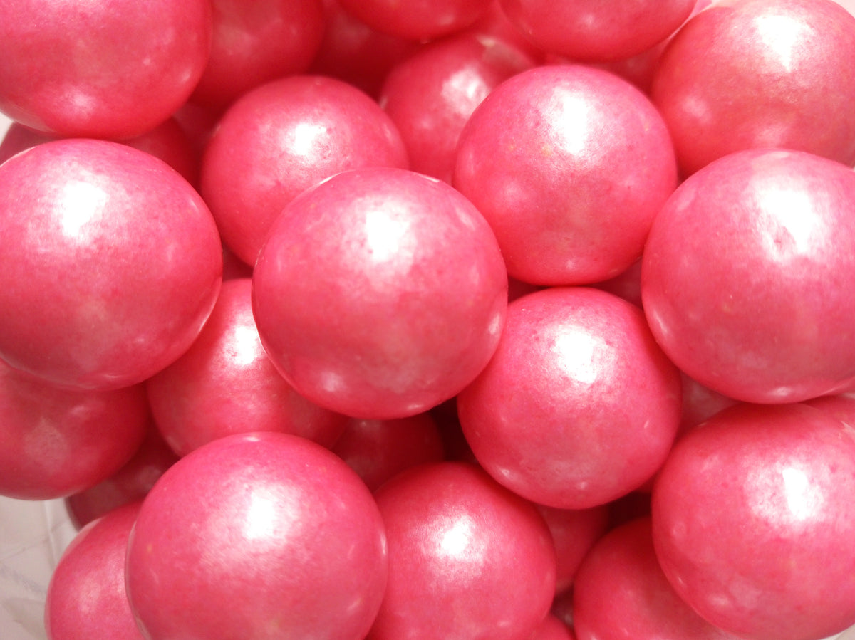 Albert's Color Splash 1-inch gumballs, Pearl Light Pink, 2 lb bag, made in China
