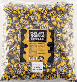 Gustaf's Mildly Salty Licorice Toffees, 5 lb (2.27 kg) bag, made in Netherlands