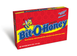 Bit-O-Honey theater box taffy chews, 4 oz, made in USA