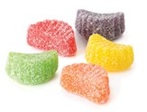 Sunrise fruit slices bulk jelly candy, 31 lb, made in Mexico
