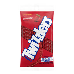 Twizzlers Strawberry Twists Peg Bag, 7 oz (198 g), made in USA